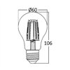 BRY-ADVANCE-7W-E27-A60-CLR-3000K-LED BULB