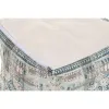 Pufs DKD Home Decor Casablanca Zils Bārkstis 40 x 40 x 40 cm