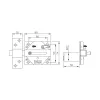 Safety lock IFAM CS88 Metal Steel