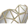 Dekoratyvinė figūrėlė DKD Home Decor 26 x 5 x 21 cm Širdis Auksinis