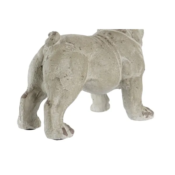 Декоративная фигура DKD Home Decor Отделка состаренная Серый Смола Пёс (19 x 39 x 28,5 cm)