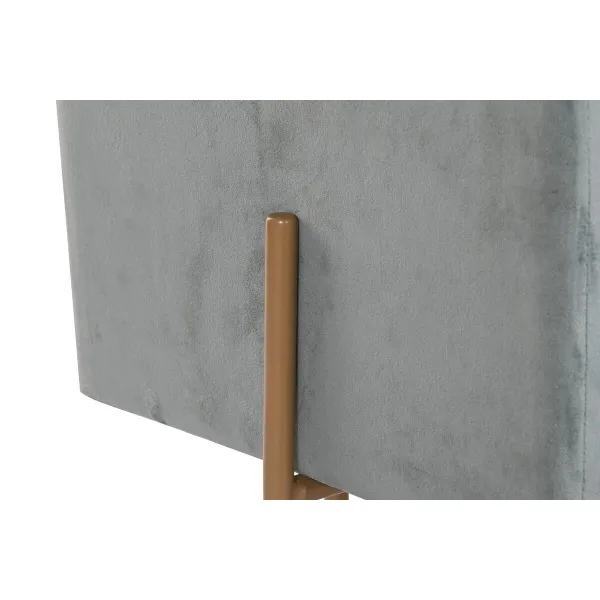 Jalatugi DKD Home Decor Metall Türkiissinine Polüester (45 x 45 x 45 cm)