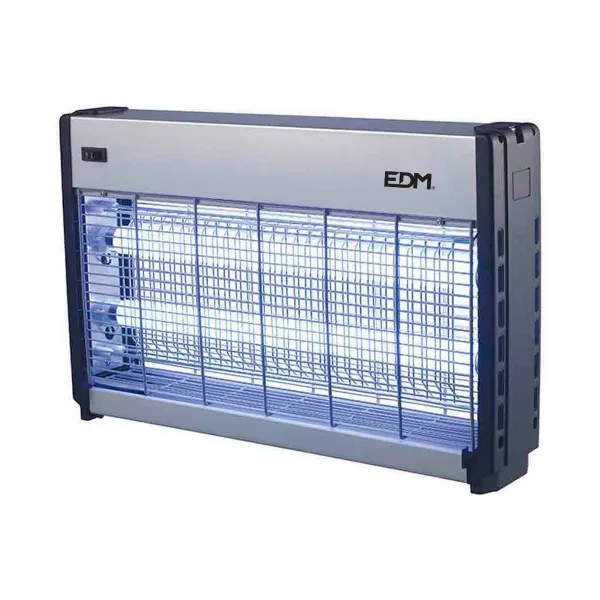 Elektrisks insektu iznīcinātājs EDM 06013 Sudrabains 2 x 15 W 49 x 10 x 31 cm