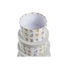 Monikäyttöinen laatikko DKD Home Decor Valkoinen Lasten Monivärinen Gėlės Kartonki (37,5 x 37,5 x 18 cm)