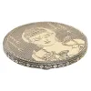 Eteeristen öljyjen poltin DKD Home Decor Puu Alumiini Buddha Arabi Ø 10 cm