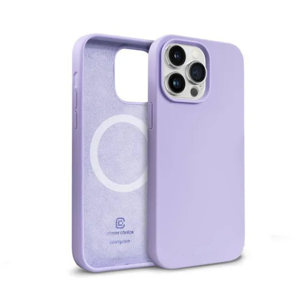 Crong Color Cover Magnetic - iPhone 14 Pro Max MagSafe Case (Purple)