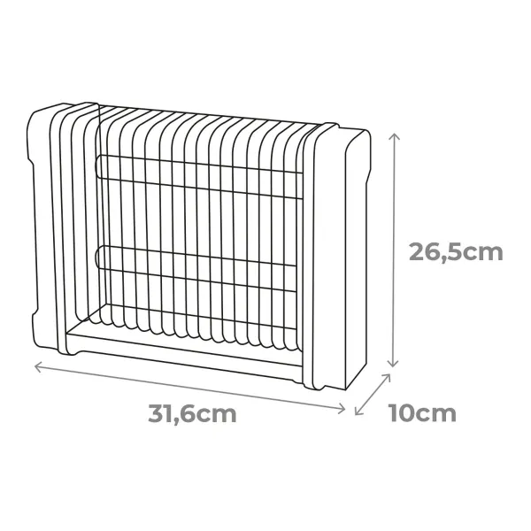 Elektroninen Hyttyskarkotin EDM 06520 Musta 6 W RMS x 2 12 W 31,6 x 10 x 26,3 cm