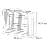 Elektrisks Moskītu Atbaidītājs EDM 06520 Melns 6 W RMS x 2 12 W 31,6 x 10 x 26,3 cm