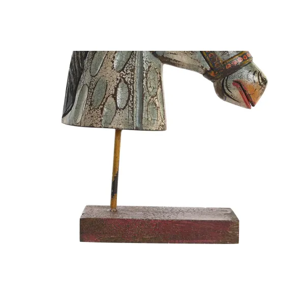 Dekoratyvinė figūrėlė DKD Home Decor Arklys Mango mediena (24 x 12 x 35 cm)