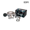 Viena roktura jaucējkrāns EDM 01163 a7200-x Sudrabains Nerūsējošais tērauds Misiņš Cinks 15,1 x 11,5 x 11,5 cm Dušai