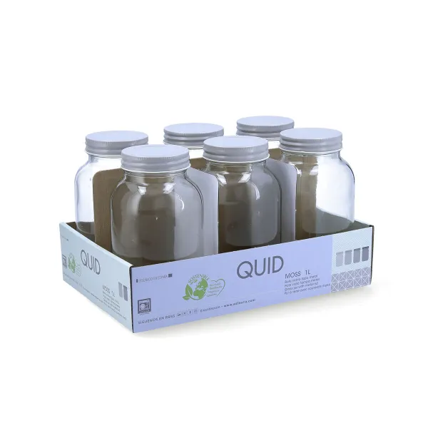 Stiklainis Quid Moss Pilka stiklas 1 L (Pack 6x)