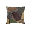Чехол для подушки DKD Home Decor Листья Разноцветный 50 x 1 x 50 cm
