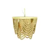 griestu gaismas DKD Home Decor Metāls Brūns Dzeltens 50 W Koks MDF (35 x 35 x 95 cm)