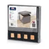 Fotelis Domopak Living Pilka 38 x 38 x 34 cm Poliesteris