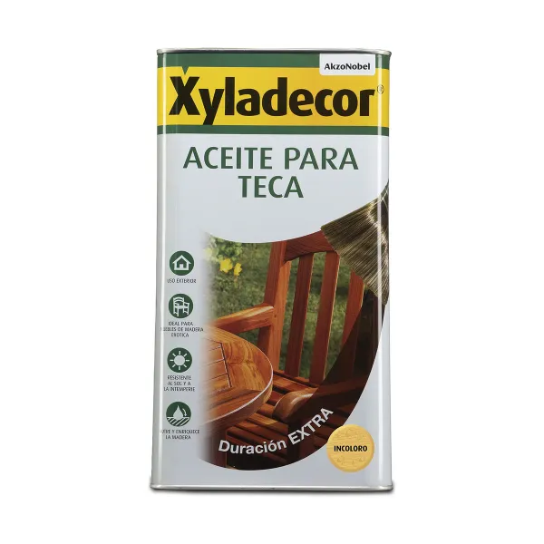 Tiko aliejus Bruguer Xyladecor Parafinas 5 L Skaidrus Vidpadžiai