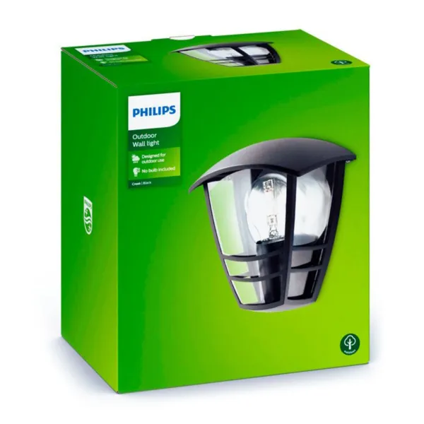 Настенный светильник Philips 15387/30/16 Чёрный Алюминий 60 W E27