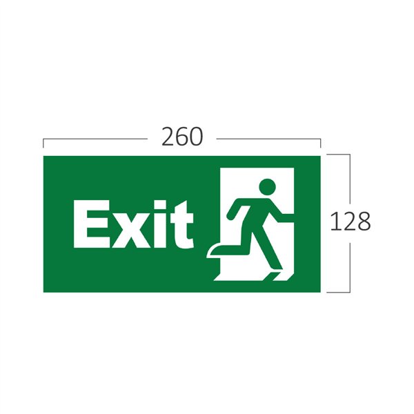 BRY-EXIT SING-EXIT DOOR-PVC-FOR BC14-011XX