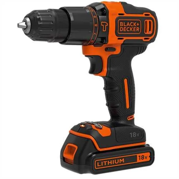 Elektrinis atsuktuvas Black & Decker BDCHD18KB 40 Nm