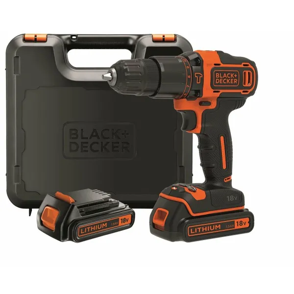 Электрическая отвертка Black & Decker BDCHD18KB 40 Nm