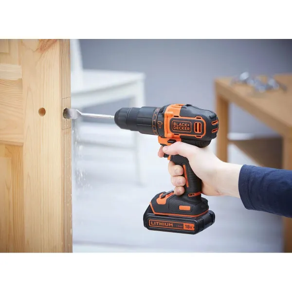 Electric screwdriver Black & Decker BDCHD18KB 40 Nm
