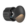 BRY-VEKSUS-RND-BLC-3W-3000K-IP65-WALL LIGHT