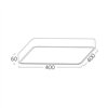 BRY-BLADE-SS-SQR-GLD-36W-3IN1-WAT3-CEILING LIGHT