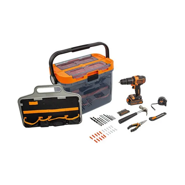 Pora ja tarvikesetti Black & Decker bcksb05-qw 18 V