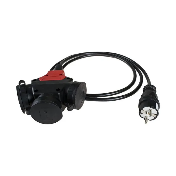 Extension Lead Solera 5586COB Black Plugs