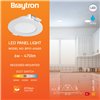 BRY-SMD-CRP-6W-RND-4NC-WHT-3IN1-LED PANEL LIGHT