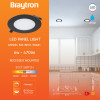 BRY-SMD-CRP-6W-RND-DIM-4INC-BLC-3IN1-LED PANEL LIG