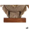 Dekoratyvinė figūrėlė DKD Home Decor 19 x 6 x 25 cm Rusvai gelsva Mėlyna Buda Rytietiškas (2 vnt.)