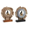 Dekoratyvinė figūrėlė DKD Home Decor 19 x 6 x 25 cm Rusvai gelsva Mėlyna Buda Rytietiškas (2 vnt.)