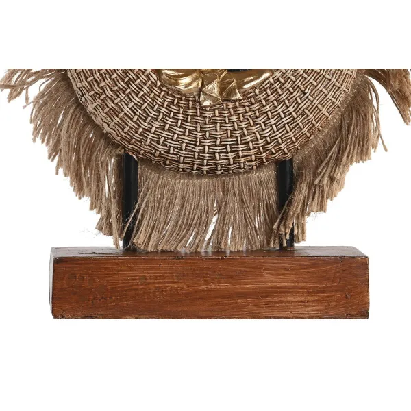 Dekoratīvās figūriņas DKD Home Decor 19 x 6 x 25 cm Bēšs Zils Buda Austrumniecisks (2 gb.)