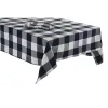 Galda drānas un salvetes DKD Home Decor 150 x 150 x 0,5 cm Zils Balts