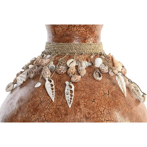 Maljakko DKD Home Decor Monivärinen Bambu Shells 30 x 30 x 32 cm (2 osaa)