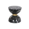 Šoninis staliukas DKD Home Decor 33 x 33 x 35 cm Juoda Geležis