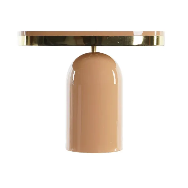 Galda lampa DKD Home Decor Rozā Bronza Metāls Dzelzs 50 W (37 x 21 x 52 cm)