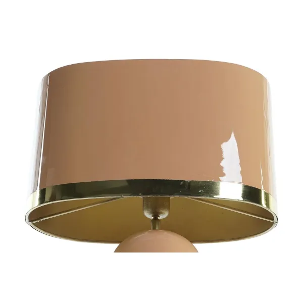 Stalinė lempa DKD Home Decor Rožinė Auksinis Metalinis 50 W (37 x 21 x 52 cm)