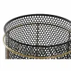 stādītāju komplekts DKD Home Decor Melns Bronza Metāls Loft 36 x 36 x 58 cm