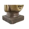 Kasvit DKD Home Decor Lasikuitu Kullattu Buddha Itämainen (25 x 25 x 36 cm)