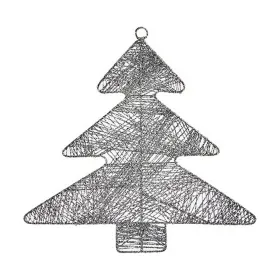 Christmas bauble Krist+ Silver Metal Plastic Christmas Tree 36,7 x 0,2 x 37,5 cm