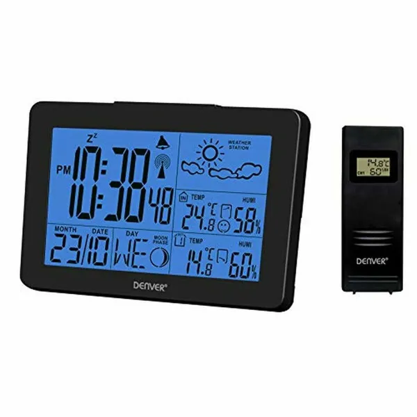 Daugiafunkcinė orų nustatymo stotelė Denver Electronics WS-530 Juoda