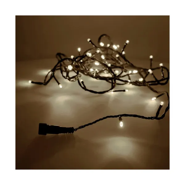 LED žibintų vainikas EDM 71251 4 m Balta