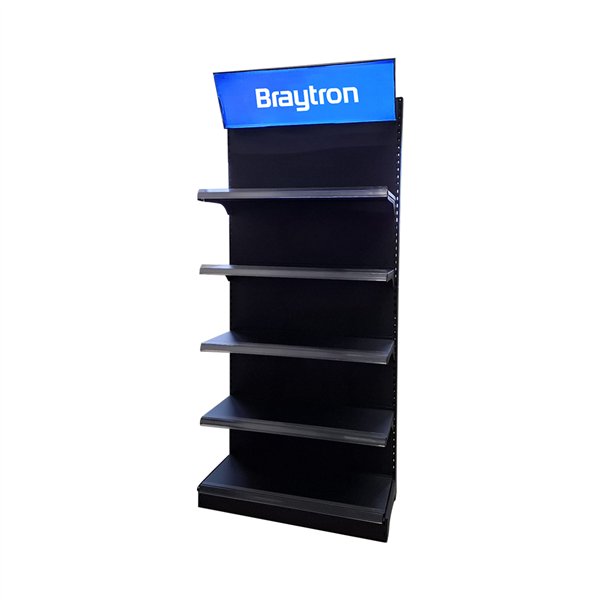 STAND-TP2-1000X470X2350-DARK GREY WITH LIGHT BOARD