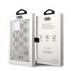 Karl Lagerfeld Monogram Liquid Glitter - Case for iPhone 14 (Silver)