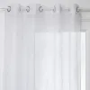 Verho Atmosphera Tropical Polyesteri Valkoinen (140 x 240 cm)