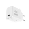 Crong Ultra Compact GaN - USB-C 45W PD 3.0 Wall Charger with PPS (White)