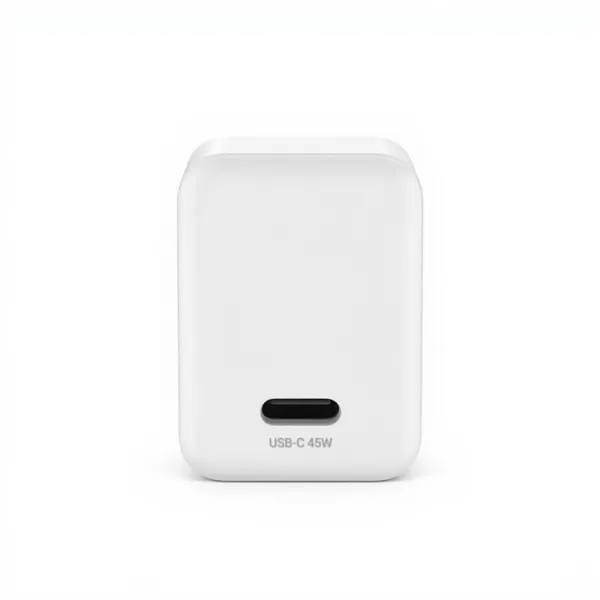 Crong Ultra Compact GaN - USB-C 45W PD 3.0 Wall Charger with PPS (White)