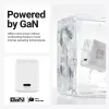 Crong Ultra Compact GaN - USB-C 45W PD 3.0 Wall Charger with PPS (White)