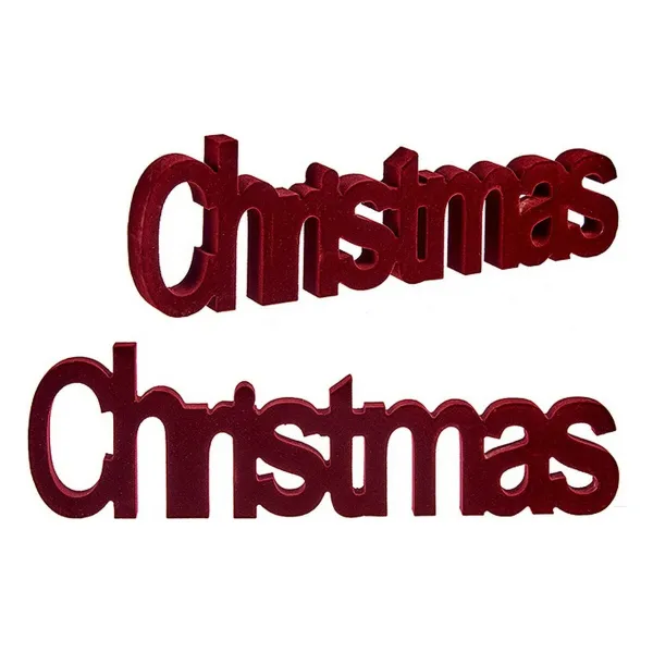 Декоративная фигура Krist+ Christmas Красный 11 x 2,5 x 36,5 cm